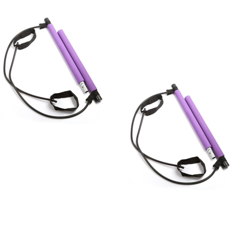 Yoga & Crossfit Resistance Band Bar – Home Gym Trainer