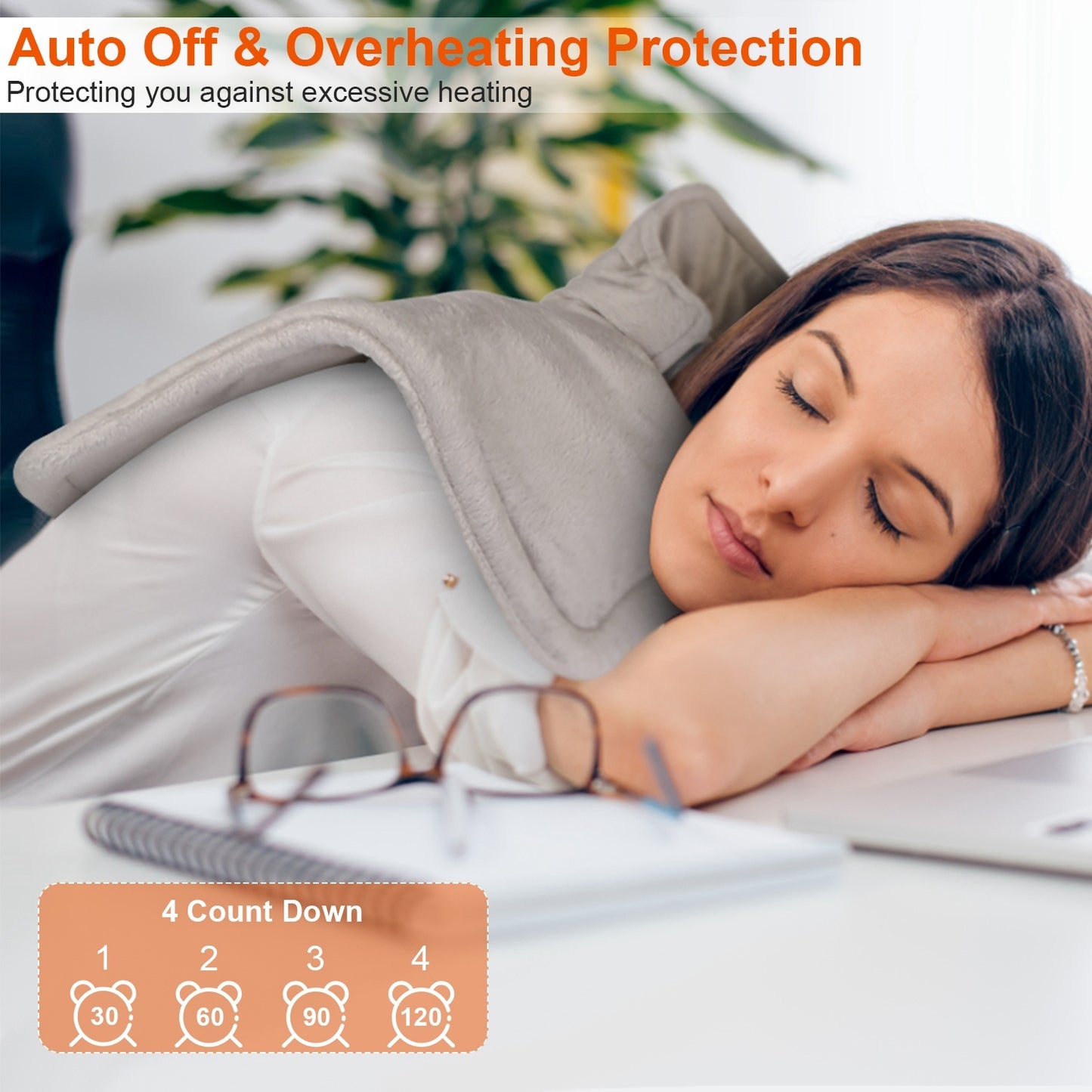 Weighted Neck & Shoulder Heating Pad – Soothing Heat Therapy