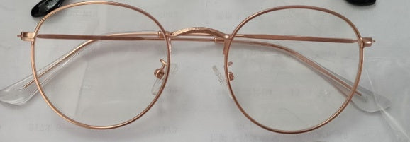 Blue Light Blocking Glasses – Stylish Metal Frame for Comfort