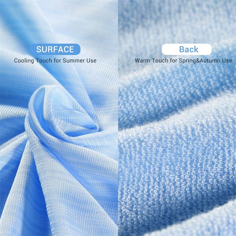 Breathable Cooling Blanket with Washable Cover for Hot Sleepers
