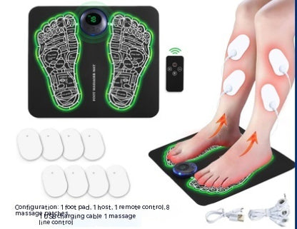 Foot Massage Pad – EMS Muscle Stimulator for Legs & Feet