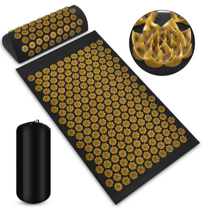 Acupressure Massage Mat Set – Back, Neck & Foot Relief