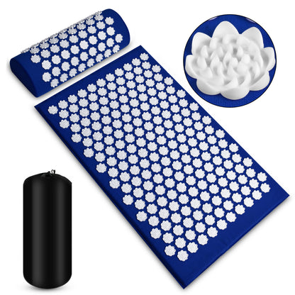 Acupressure Massage Mat Set – Back, Neck & Foot Relief