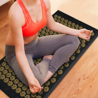 Acupressure Massage Mat Set – Back, Neck & Foot Relief