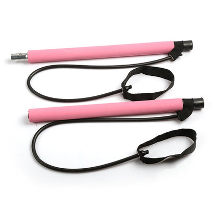 Yoga & Crossfit Resistance Band Bar – Home Gym Trainer