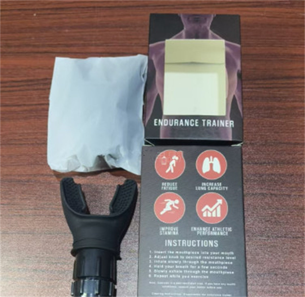Portable Breathing Trainer – Boost Lung Capacity with Adjustable Resistance