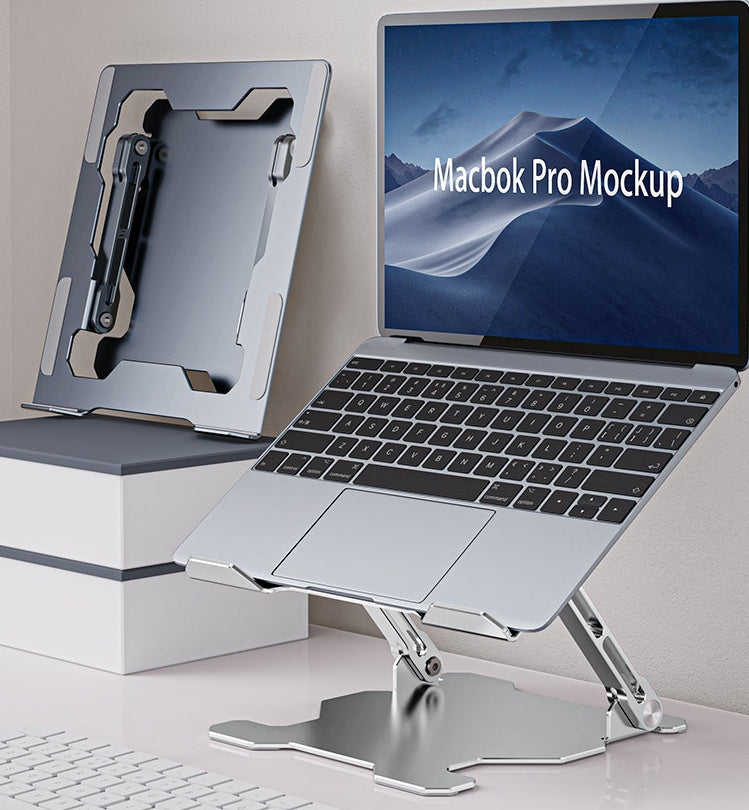 Adjustable Laptop Stand – Portable Aluminum Riser for Better Posture