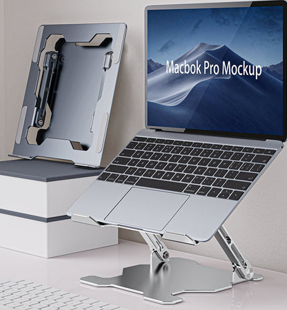 Adjustable Laptop Stand – Portable Aluminum Riser for Better Posture