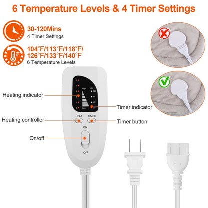 Weighted Neck & Shoulder Heating Pad – Soothing Heat Therapy