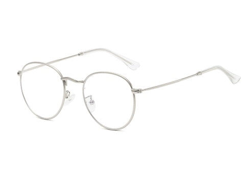 Blue Light Blocking Glasses – Stylish Metal Frame for Comfort